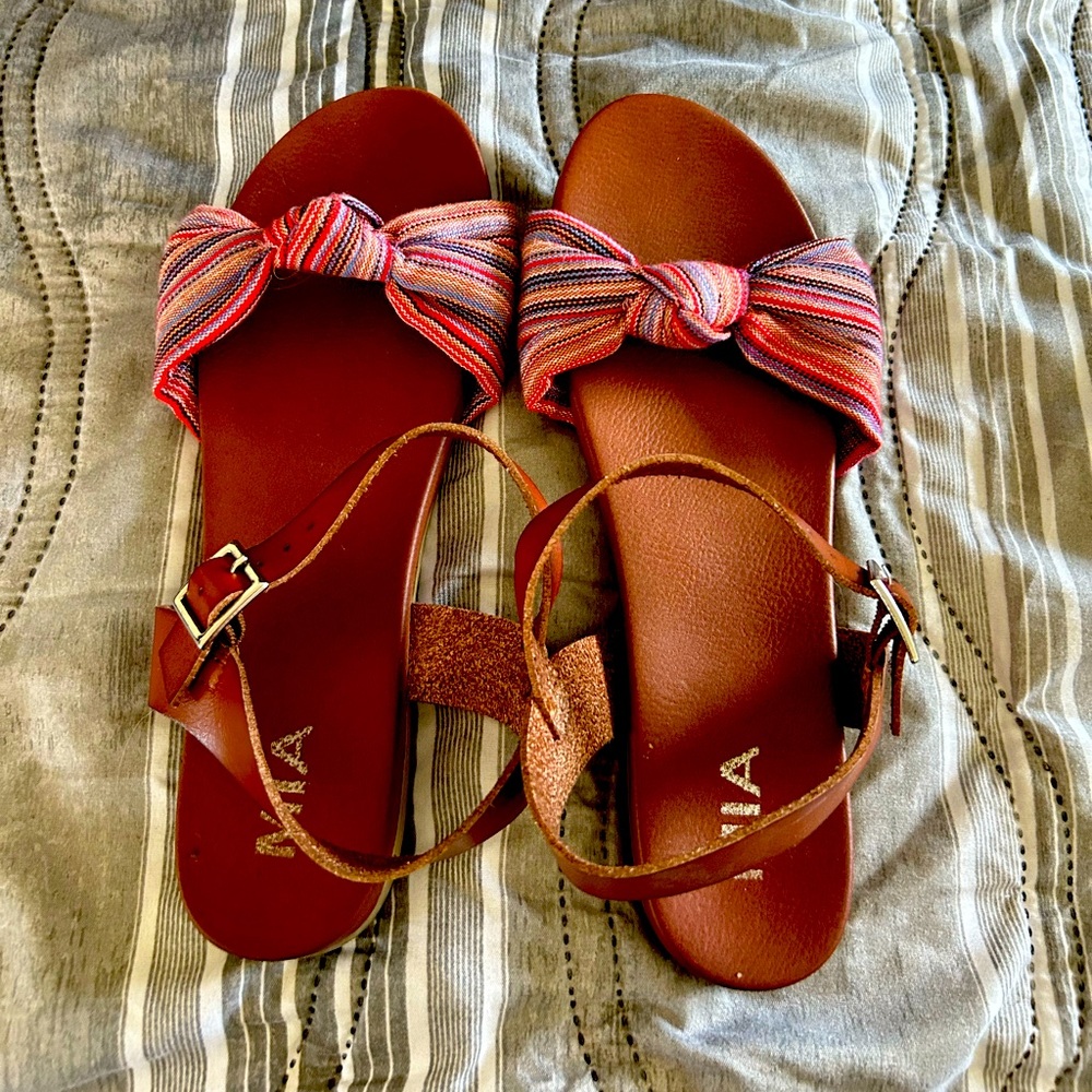 MIA Multicolor Bow Sandals